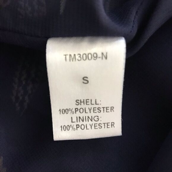 THML Navy with White Embroidery Halter Dress-S - Picture 12 of 12